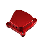 Red CNC Aluminum Raised Valve Cover with O-Ring Horizontal Threads
