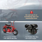 Exhaust Pipe with Cavity For Predator 79cc 98cc  Coleman CT100U