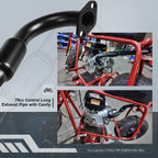 Exhaust Pipe with Cavity For Predator 79cc 98cc  Coleman CT100U