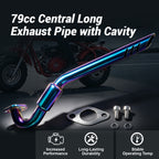 Central 98cc Exhaust Pipe For FRP GMB100 Coleman CT100U