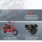Central 98cc Exhaust Pipe For FRP GMB100 Coleman CT100U