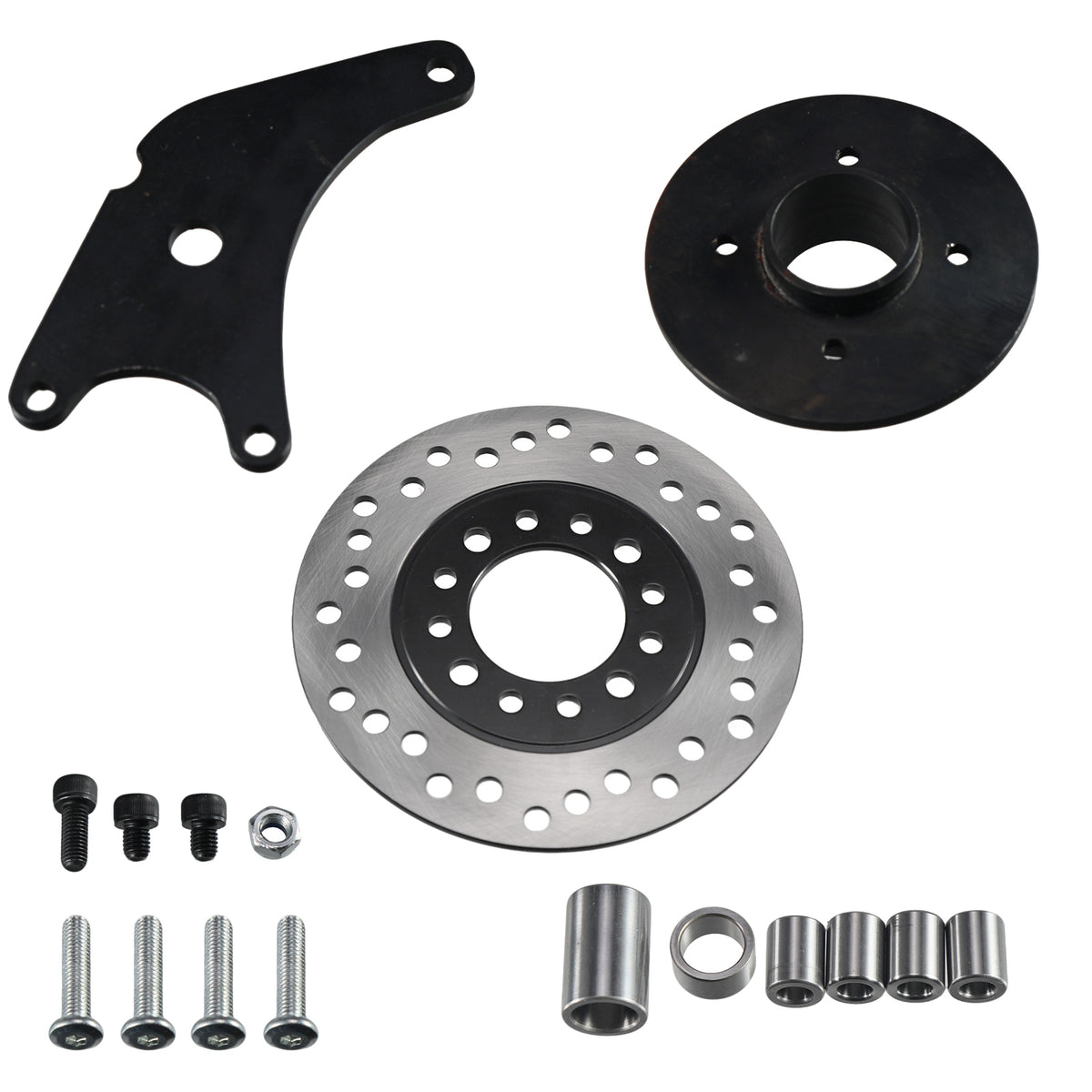 Mini Bike Rear Drum to Disc Hydraulic Brake Conversion