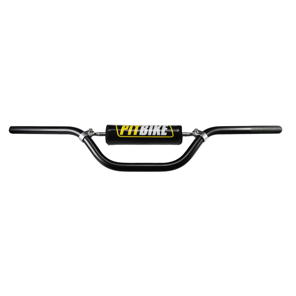 7/8" 22mm Dirt Pit Bike Handlebars with Crossbar & Foam Pad Black