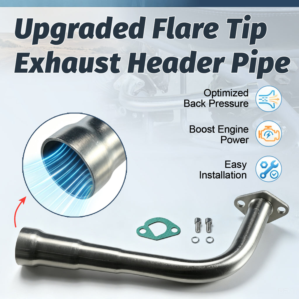 3 Stage Exhaust Header Pipe For Predator 212cc