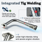 3 Stage Exhaust Header Pipe For Predator 212cc