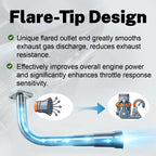 3 Stage Exhaust Header Pipe For Predator 212cc
