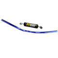 7/8" 22mm Dirt Pit Bike Handlebars with Crossbar & Foam Pad Blue