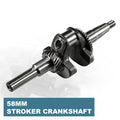 58mm Stroker Crankshaft For Predator 212 224cc Tillotson 212 225cc