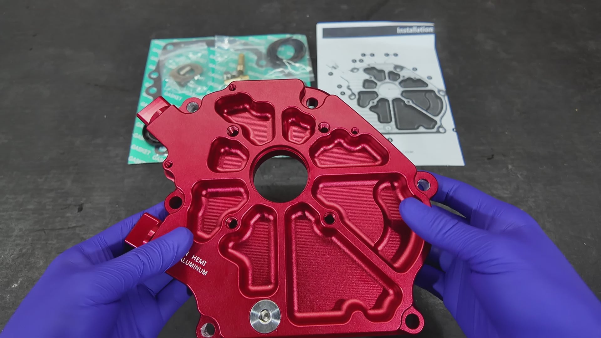 Dual Bearing Billet Side Cover Non-Hemi
