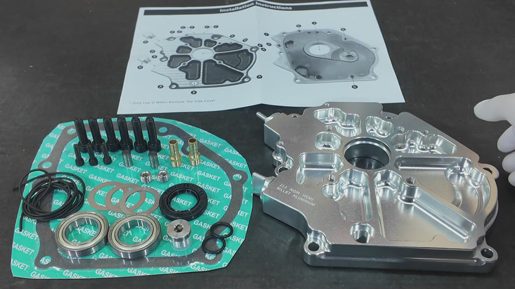 Dual Bearing Billet Side Cover Non-Hemi