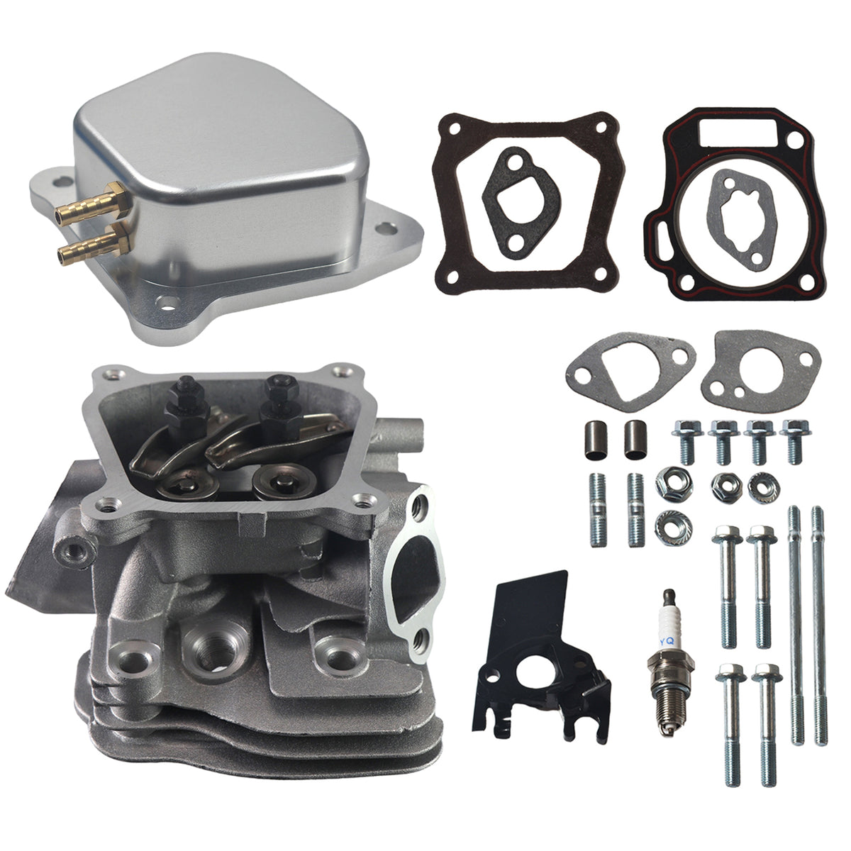 CNC Cylinder Head Assembly Kit For Honda GX160 GX200 Predator 212cc Non Hemi Engine